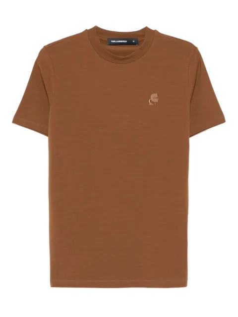 Karl Lagerfeld playera con logo bordado