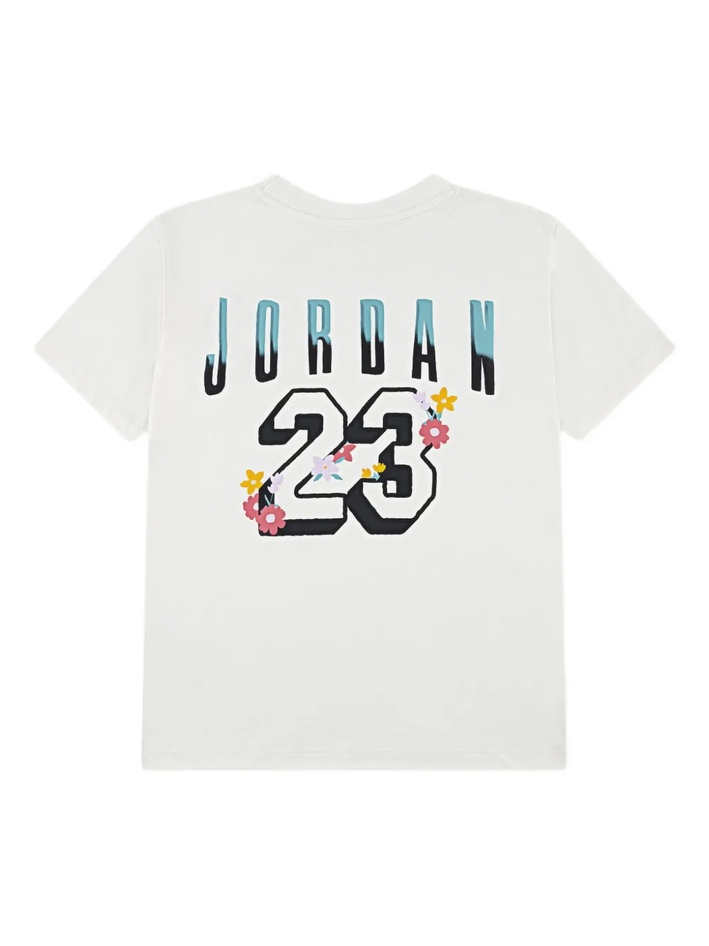 Jordan Kids T-shirt met bloe print Wit