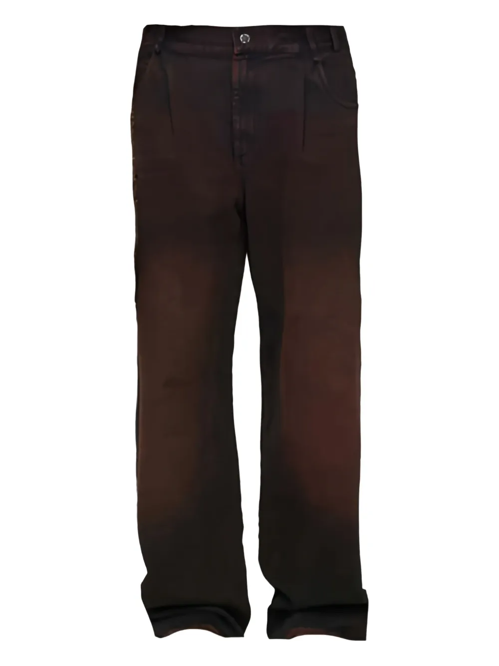 Song For The Mute Les Olympiades pleated jeans | Brown | Image 1