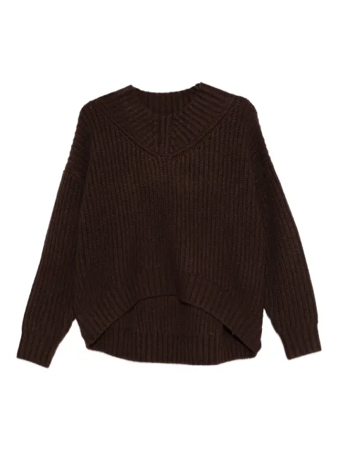 STAUD ribbed V-neck sweater