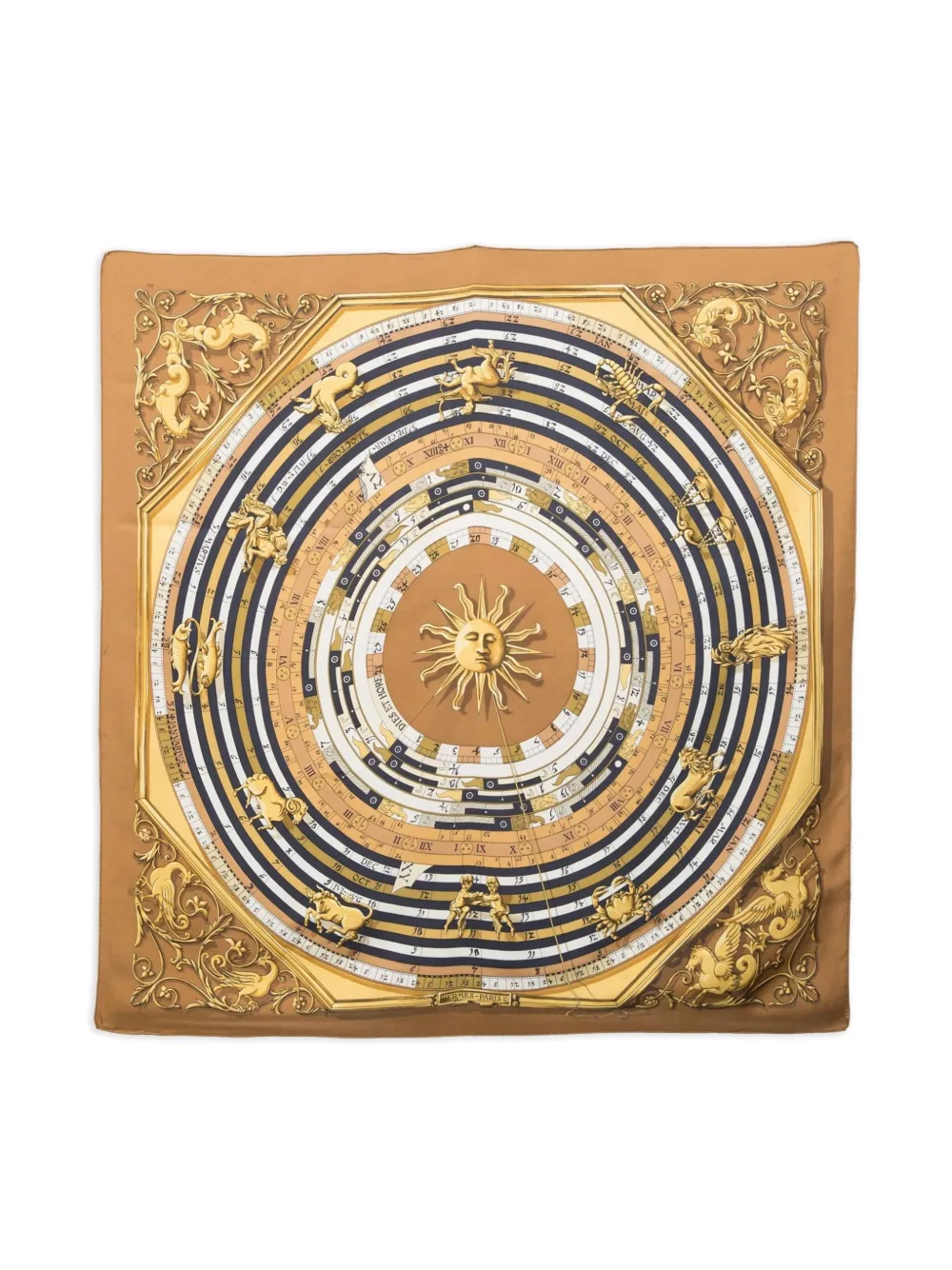 1988 Dies et Hore silk scarf