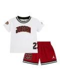 Jordan Kids Jumpman-logo shorts set - White