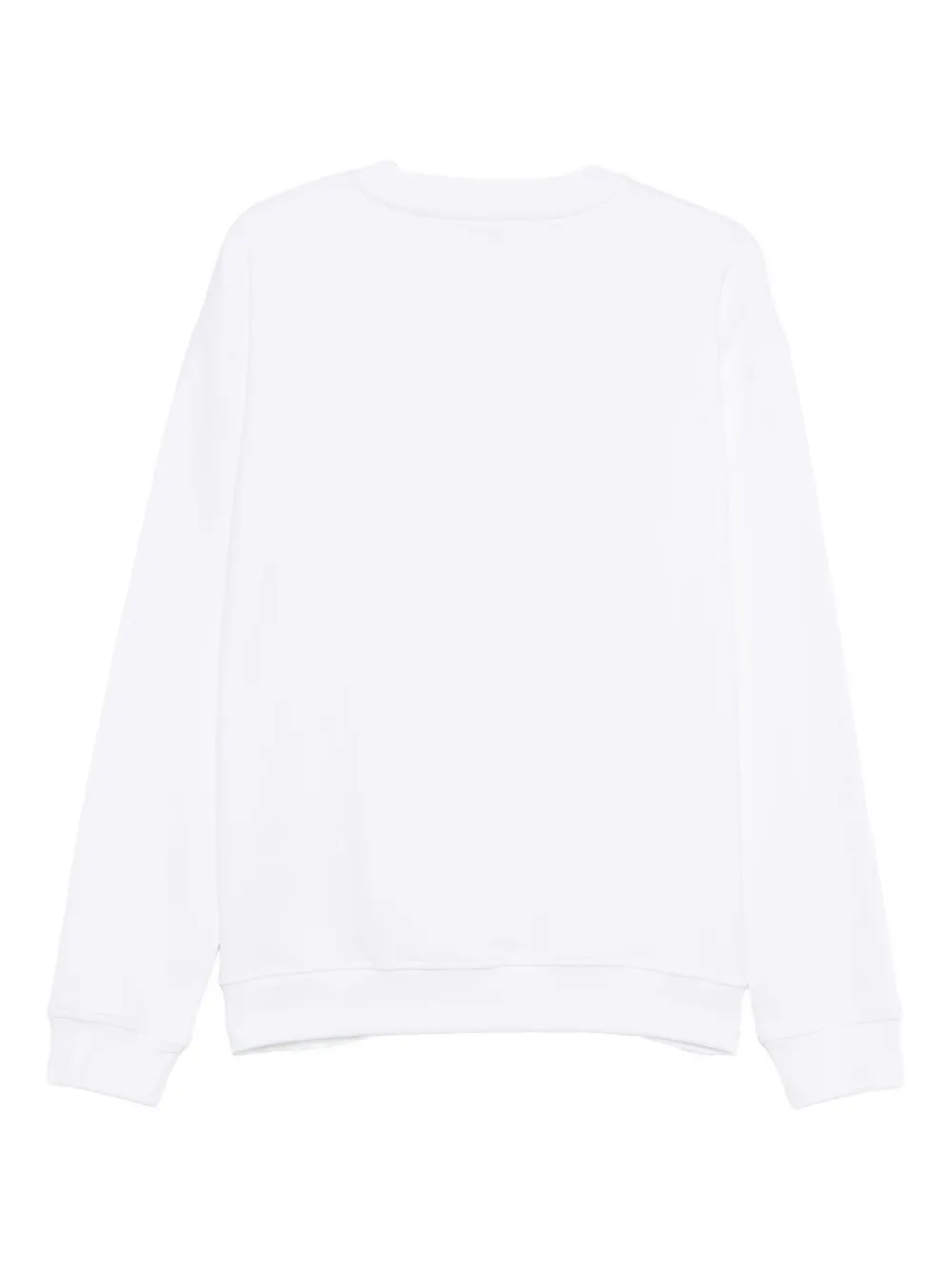 Karl Lagerfeld logo-plaque sweatshirt - Wit