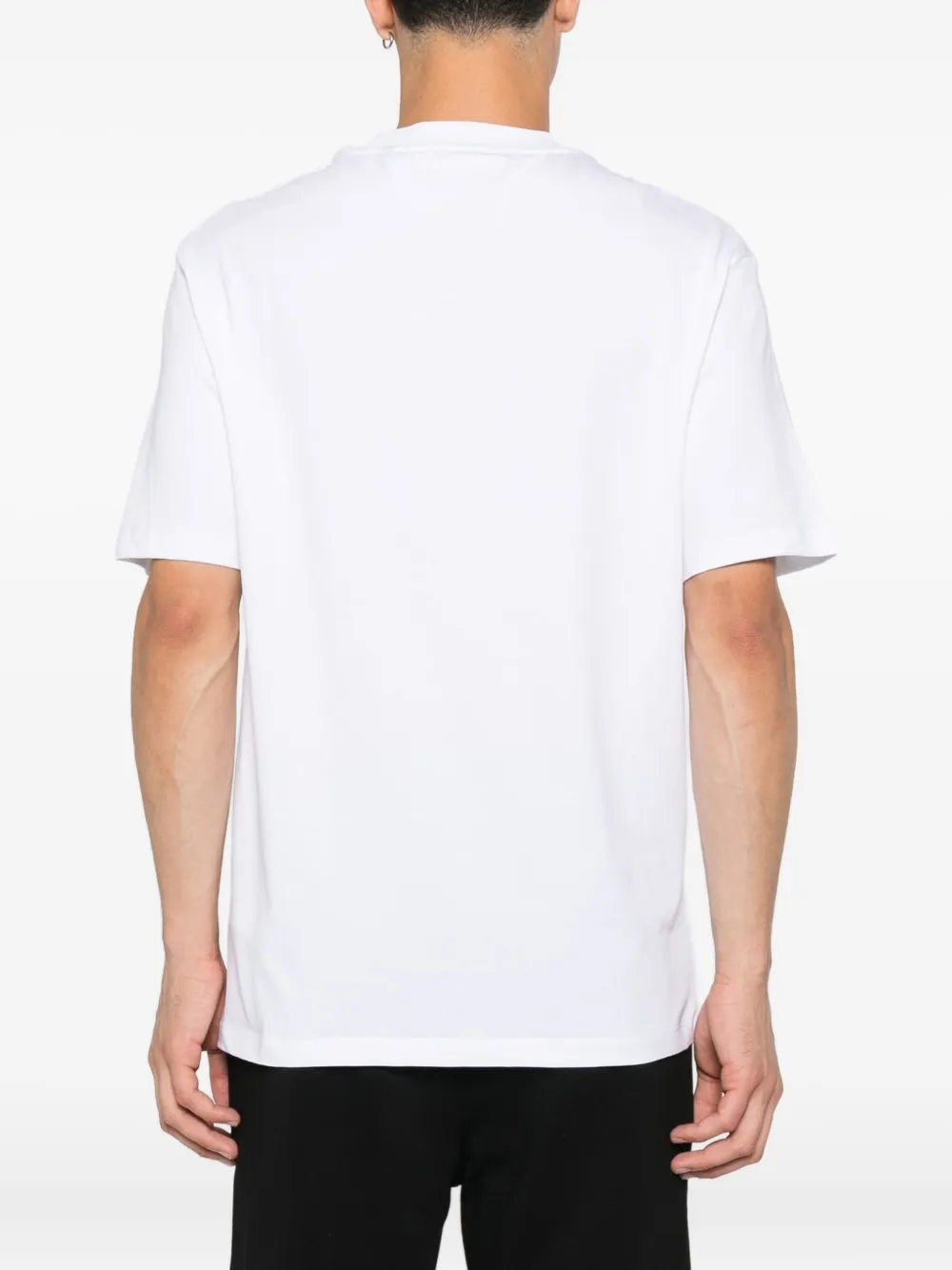 Karl Lagerfeld T-shirt met logoplakkaat Wit