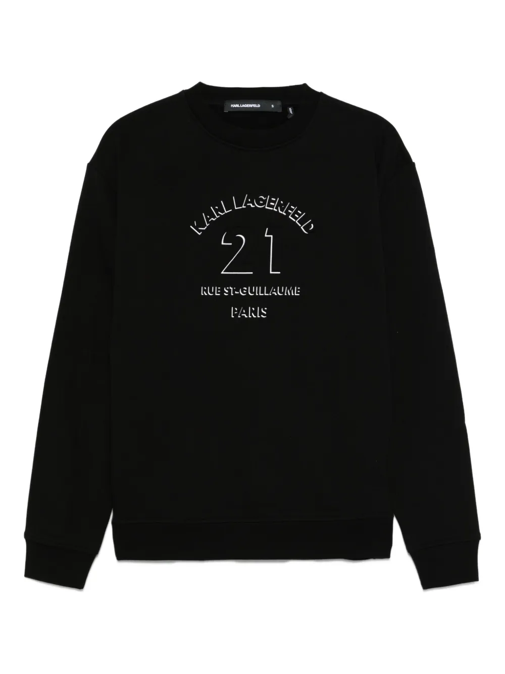Karl Lagerfeld Sweater met logo Zwart