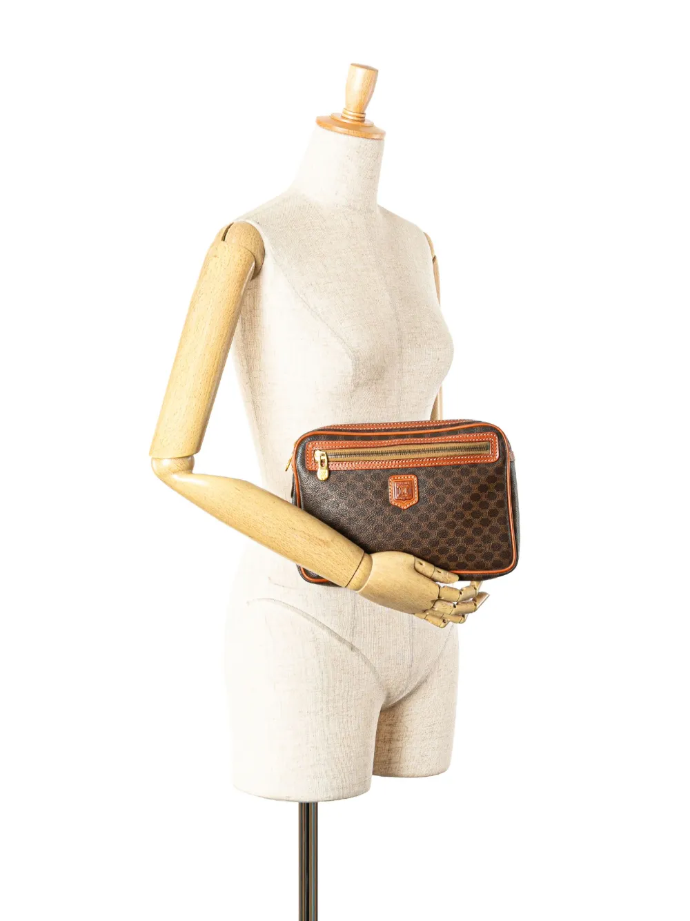 Céline Pre-Owned 1994 Macadam Coated Canvas clutch bag | Pre-Owned | Image 2