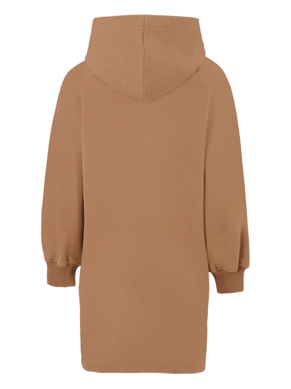 Chloé Kids logo-embroidered hooded dress Bruin