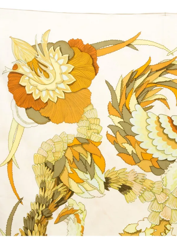 Hermès Pre-Owned 1971 Tahiti Scarf Neutrals FARFETCH IN