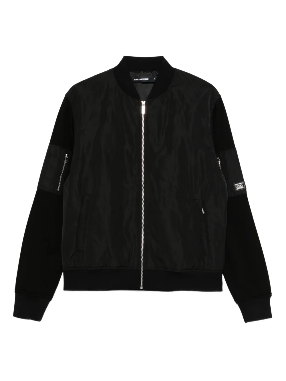 Karl Lagerfeld Bomberjack met rits Zwart