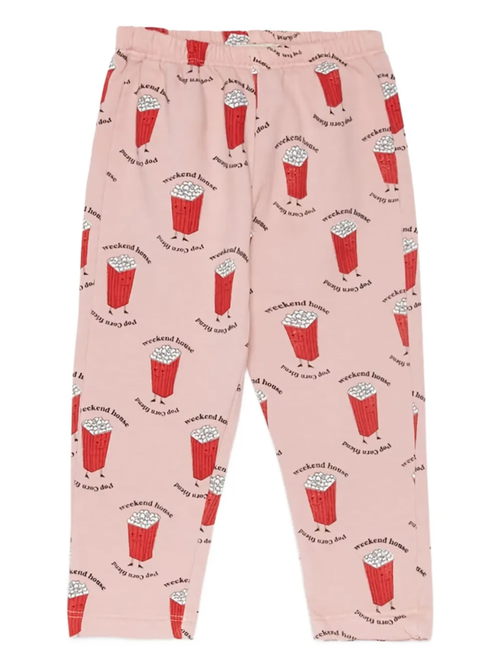 Weekend house kids Legging met elastische tailleband Roze