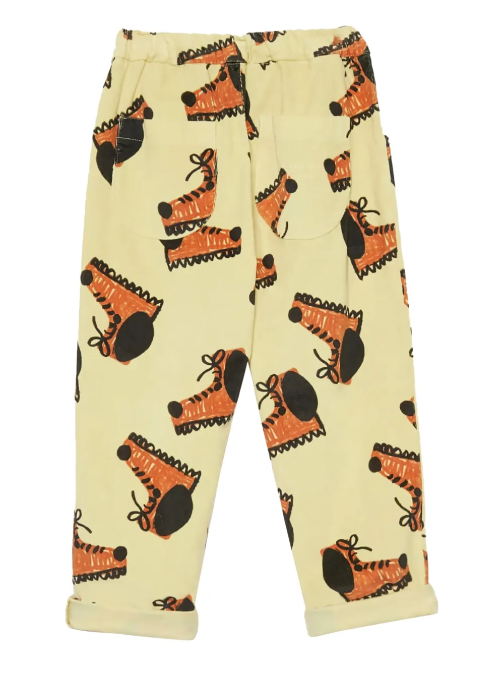 Weekend house kids Broek met schoenprint Beige