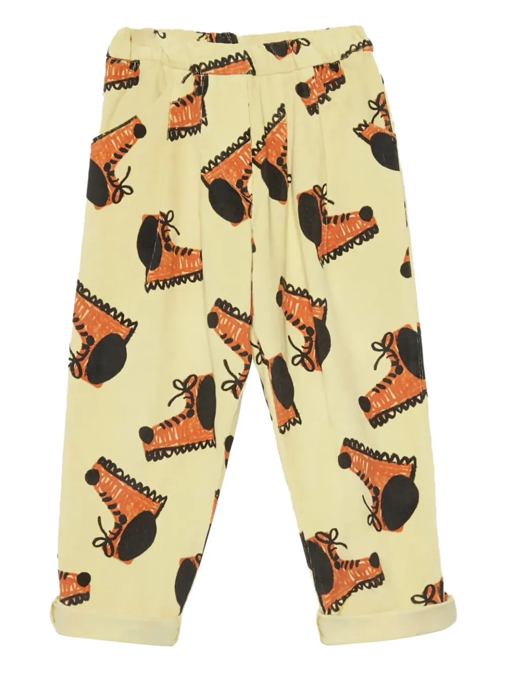 Weekend house kids Broek met schoenprint Beige