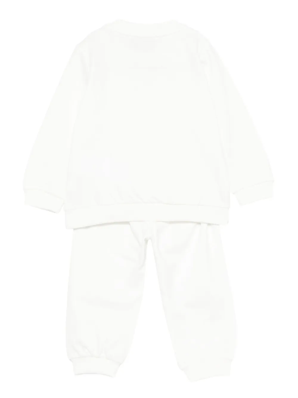Moschino Kids Trainingspak met teddybeerprint Wit