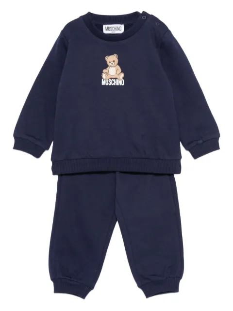 Moschino Kids teddy bear-print tracksuit set