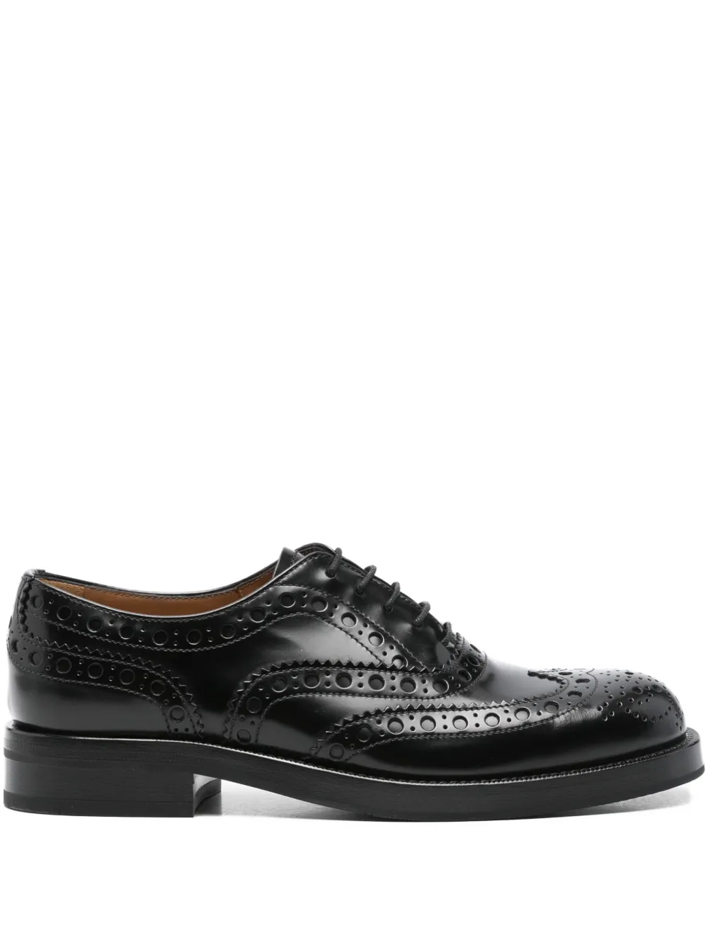 Church's leather brogue Oxford shoes Black