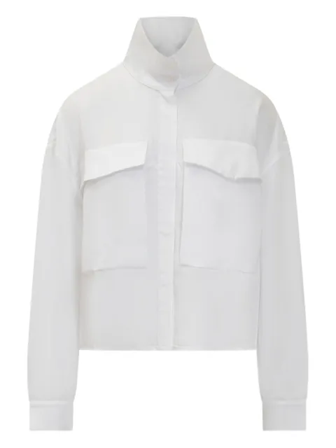 IRO Calidora pocket-detail high-neck blouse