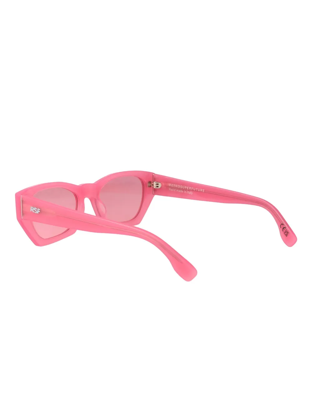 Retrosuperfuture geometric sunglasses Roze
