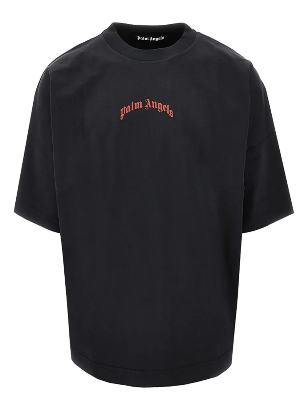 Palm Angels cotton T-shirt BLACK_RED