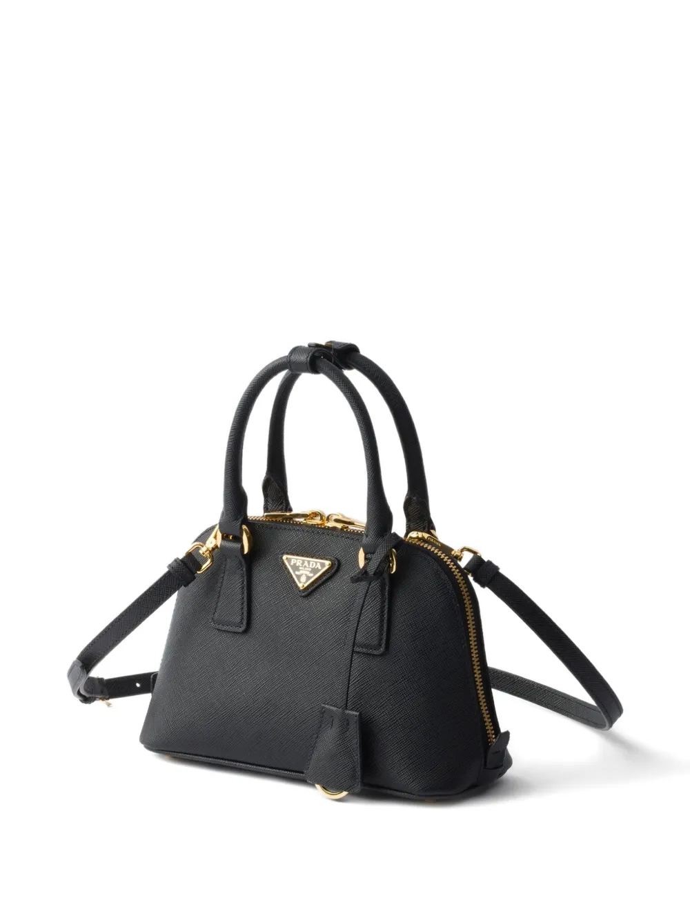 トートバッグ PRADA Prada Calf Leather Handbag (1BA851VEOO NZV F0002) Prada saffiano-leather Zip Tote Bag | Black | FARFETCH FI