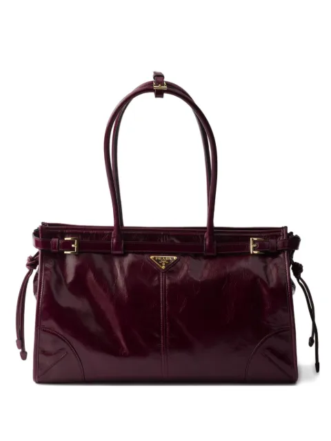 Prada Bonnie leather tote bag