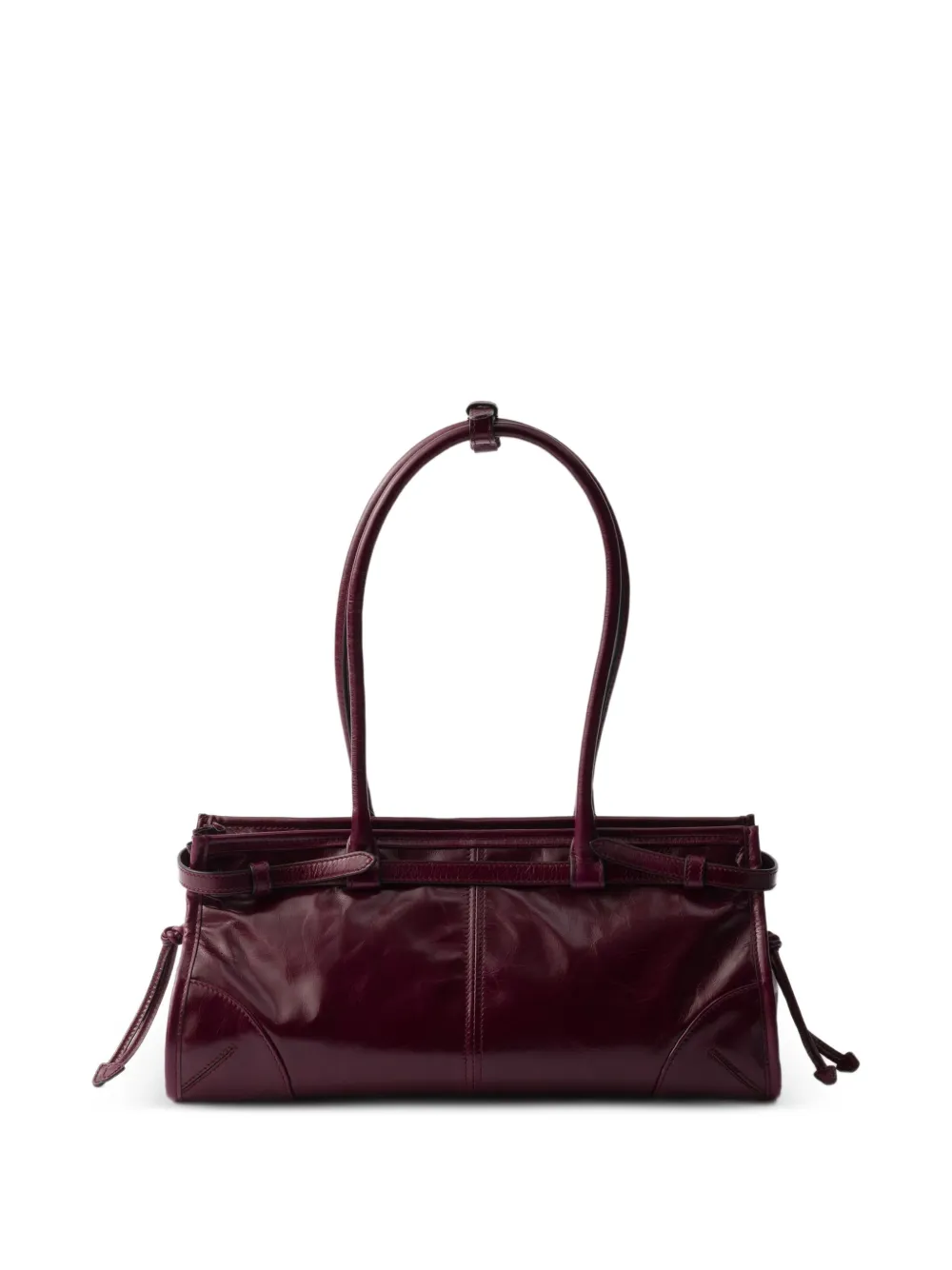 Prada Medium Bonnie leren shopper - Rood
