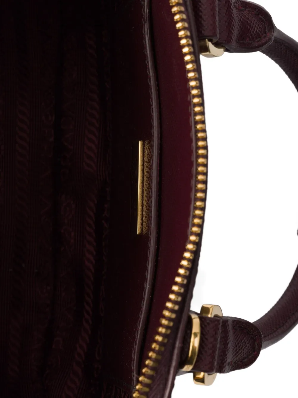 Prada Promenade Saffiano-leather mini tote bag Rood