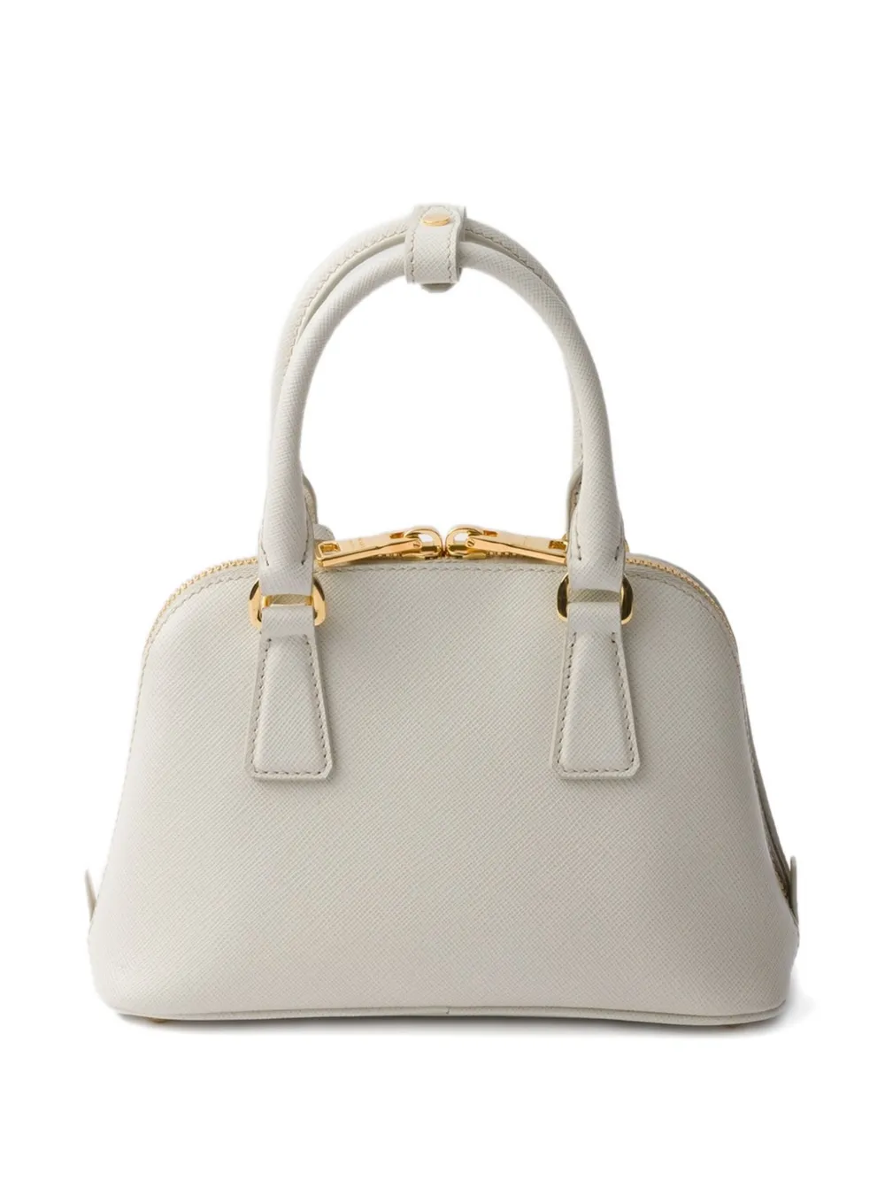 Prada saffiano-leather tote bag - Wit