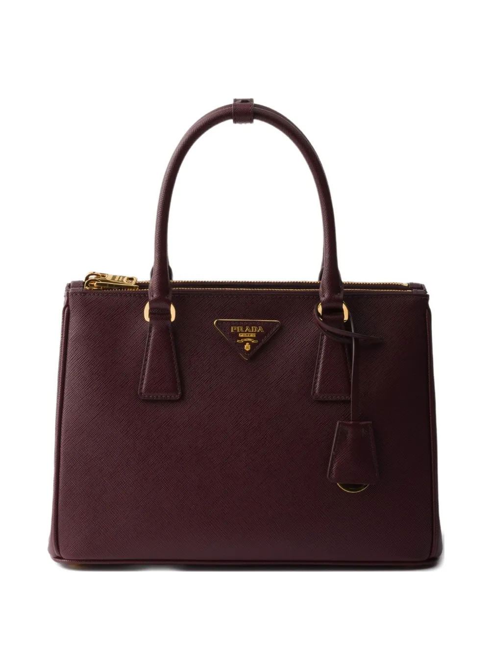Prada medium Galleria Saffiano-leather tote bag Rood
