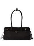 Prada suede drawstring tote bag - Black