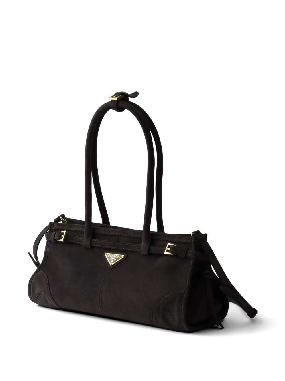 Prada Medium Bonnie shopper Zwart