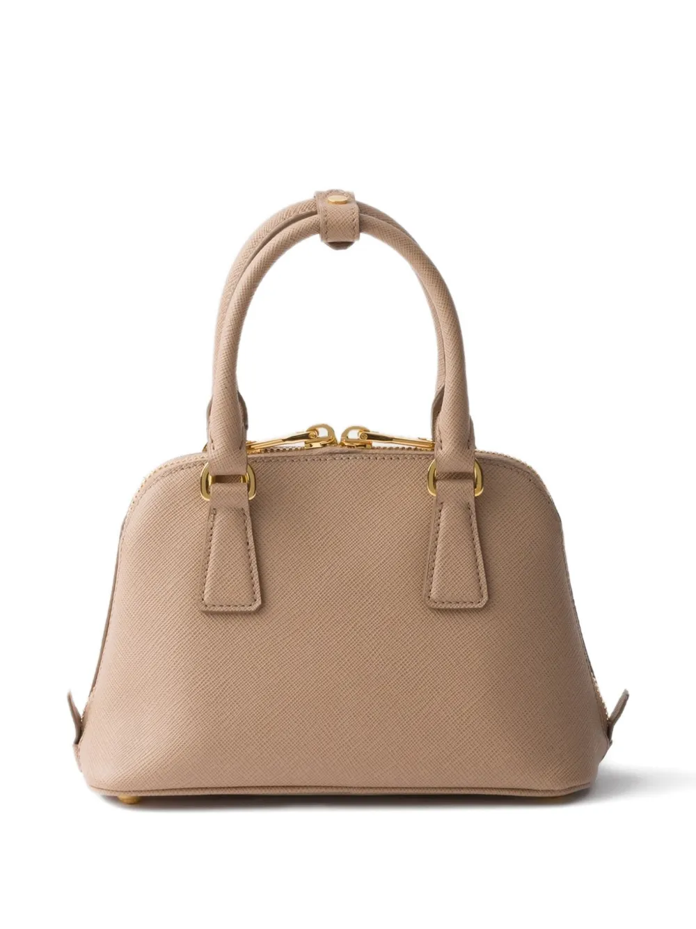 Prada Promenade Saffiano-leather mini tote bag Beige