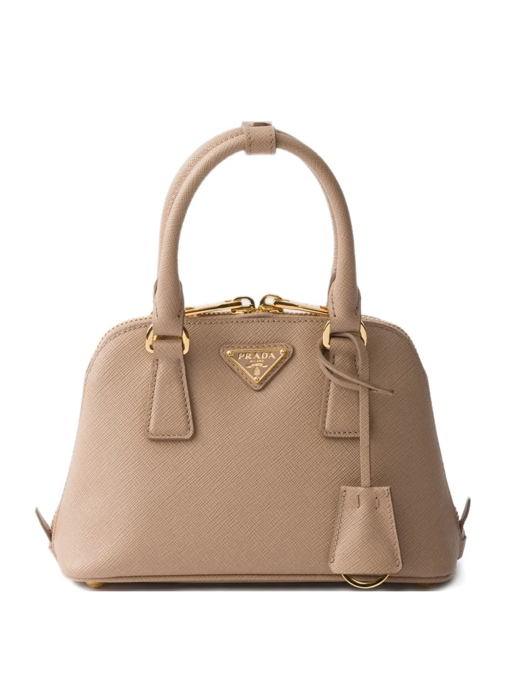 Prada Promenade Saffiano leather mini-bag Beige