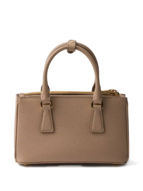 Prada ガレリア ミニバッグ | ブラウン | FARFETCH JP