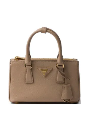 Prada レザー ミニバッグ | ブラウン | FARFETCH JP