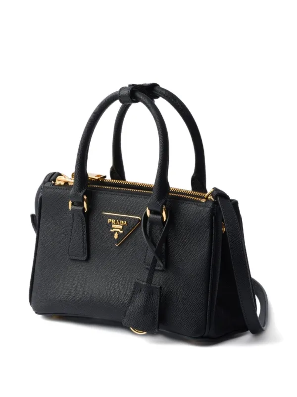 Prada ガレリア ミニバッグ | ブラック | FARFETCH JP