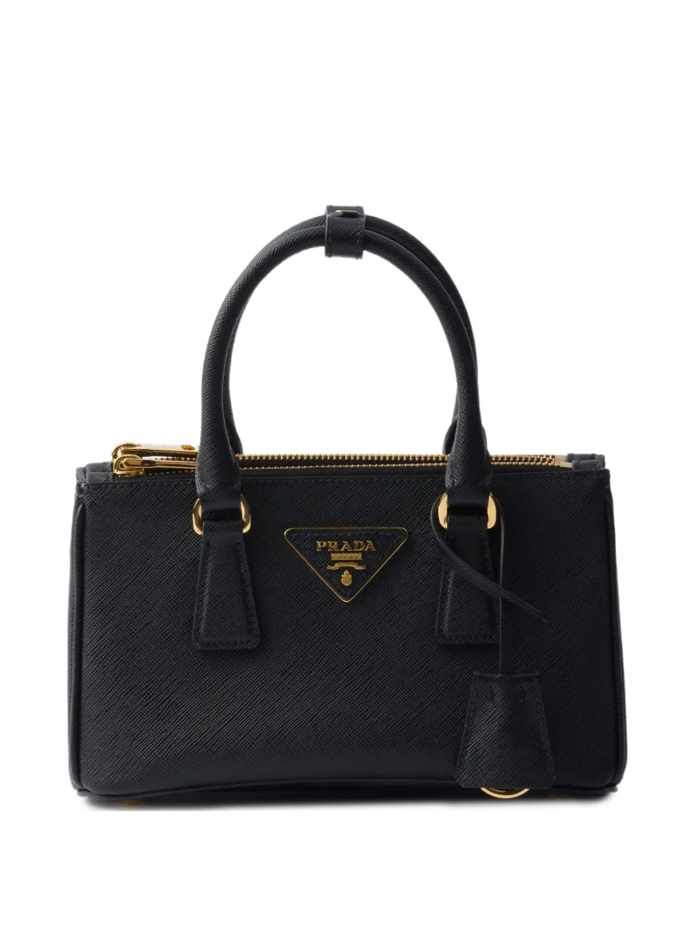 Galleria Saffiano-leather top-handle mini bag