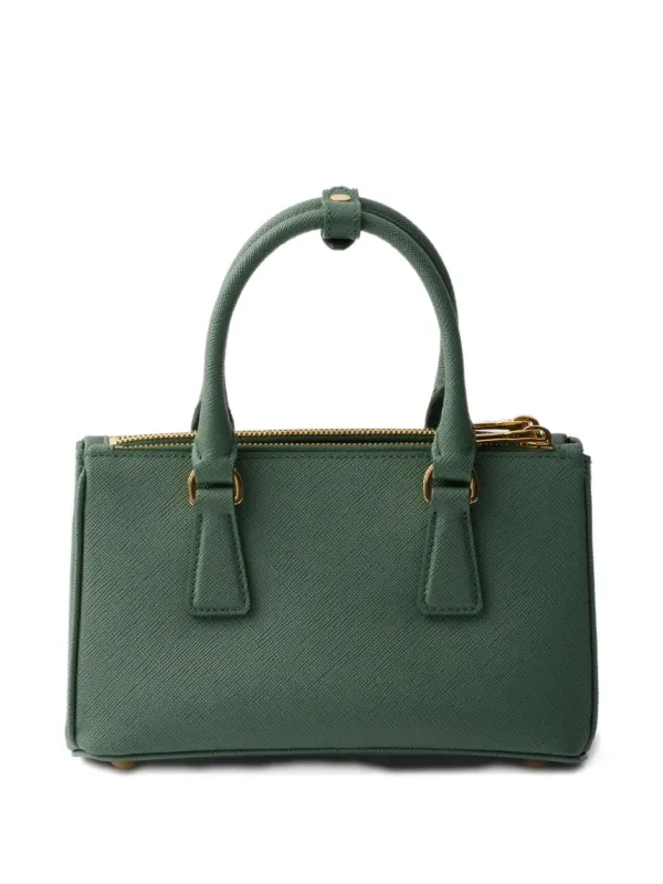 PRADA ガレリア　ミニ　ハンドバッグ Prada ガレリア ミニバッグ | グリーン | FARFETCH JP