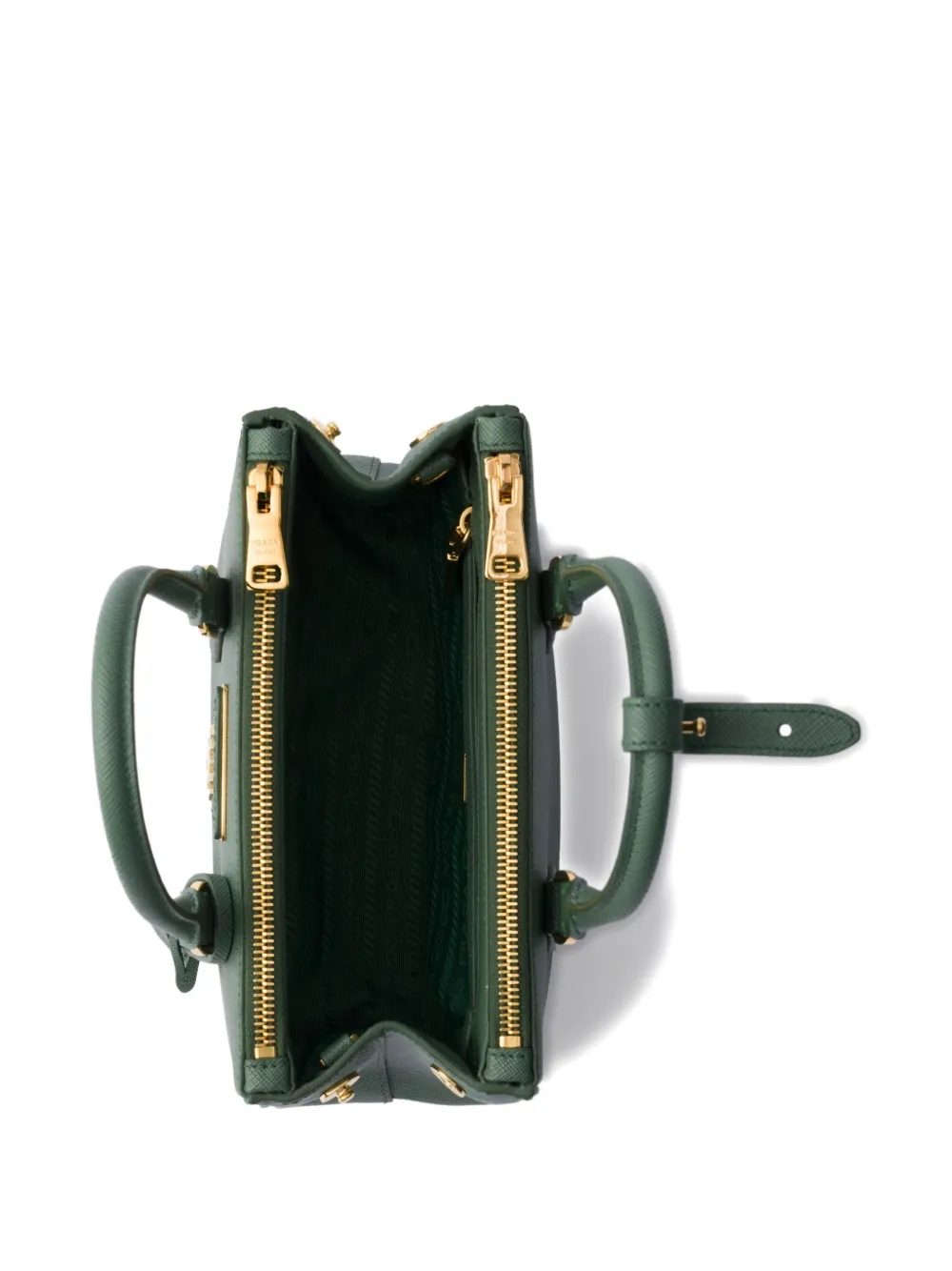 Prada ガレリア サフィアーノレザーミニバッグ | グリーン