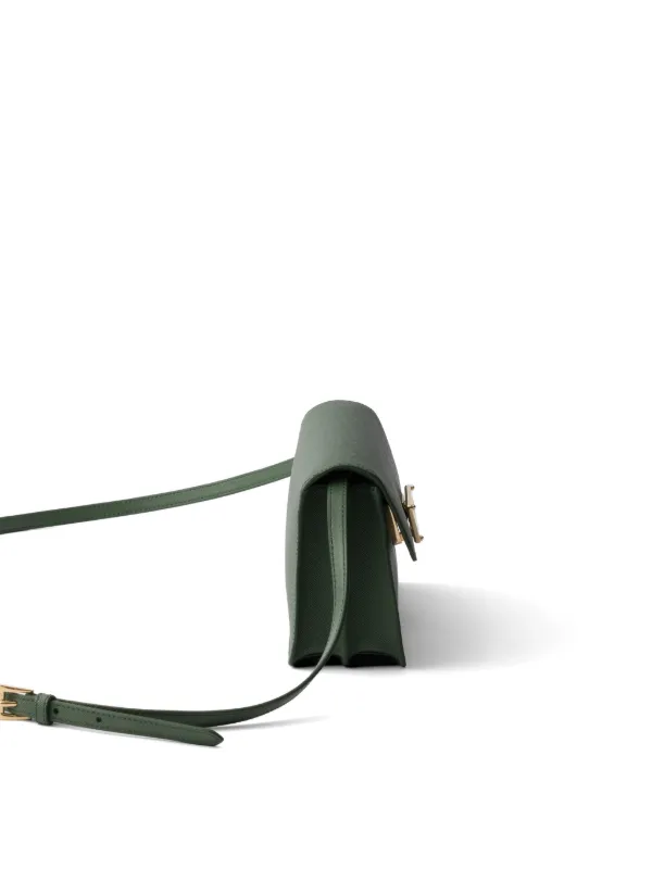 Prada サフィアーノレザー ミニバッグ | グリーン | FARFETCH JP