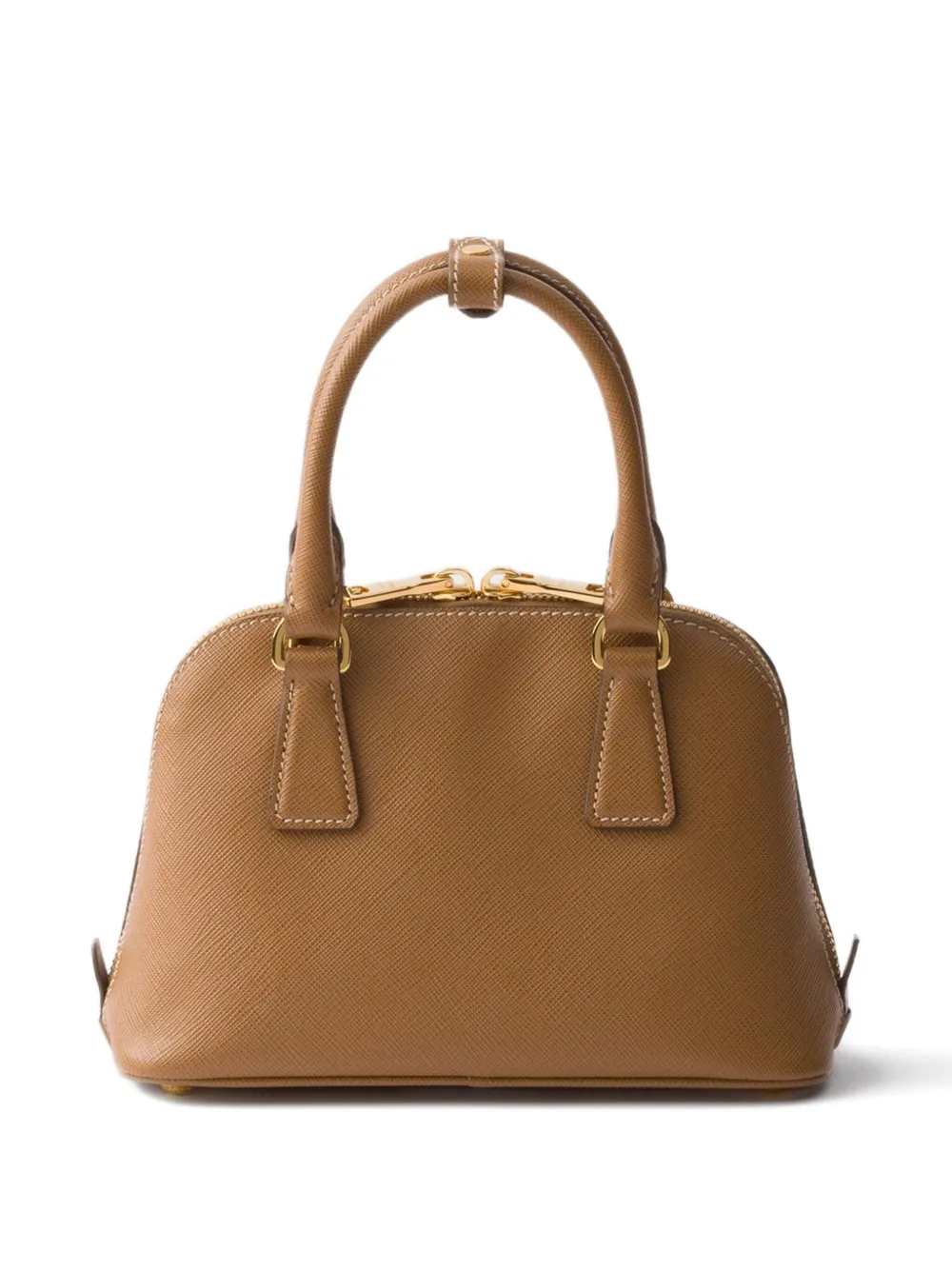 Prada Promenade Saffiano-leather mini tote bag Bruin