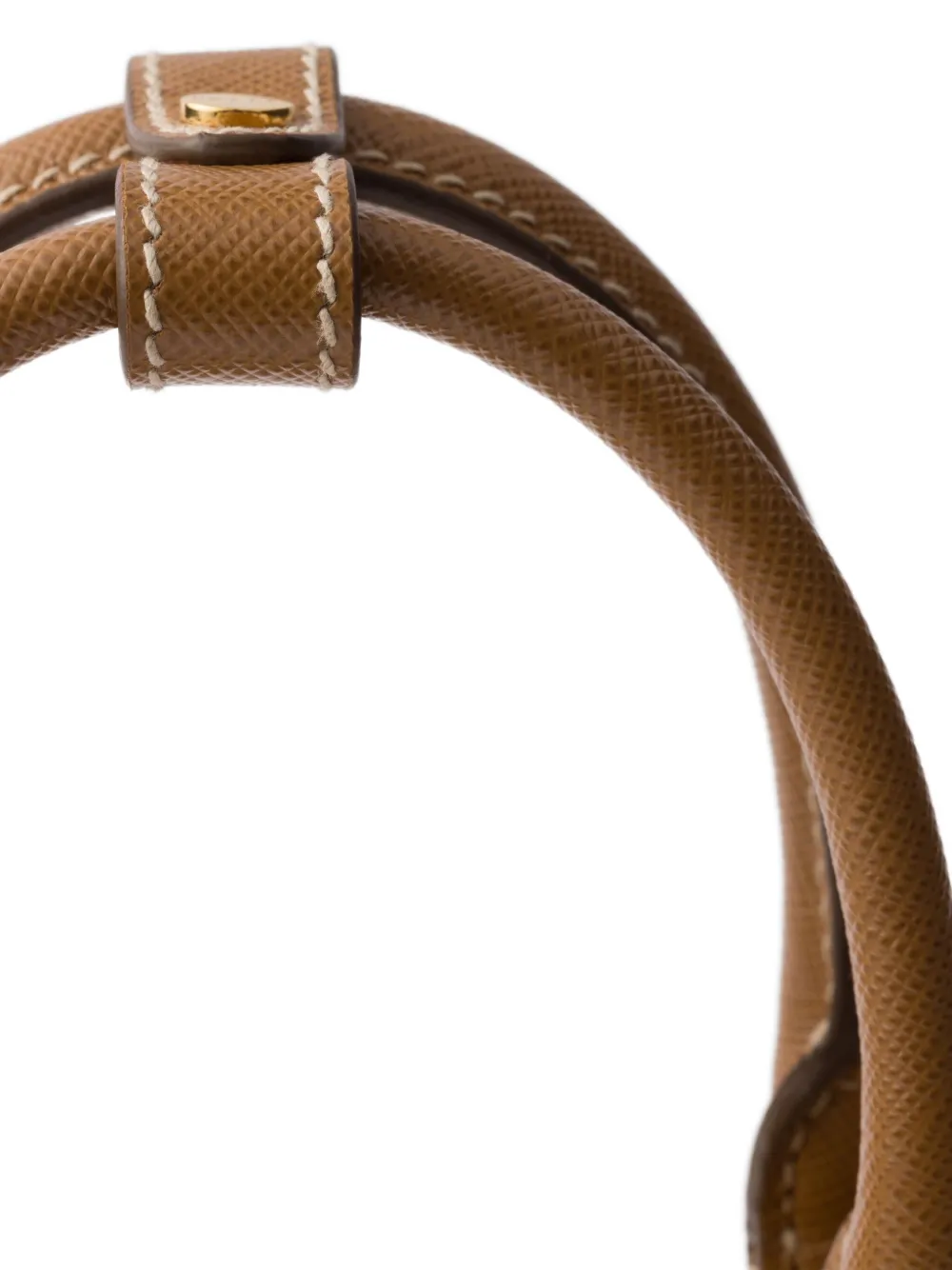 Prada Promenade Saffiano-leather mini tote bag Bruin