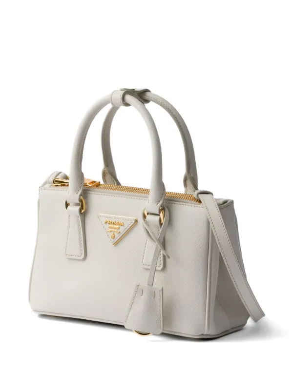Prada ガレリア ミニバッグ | グレー | FARFETCH JP