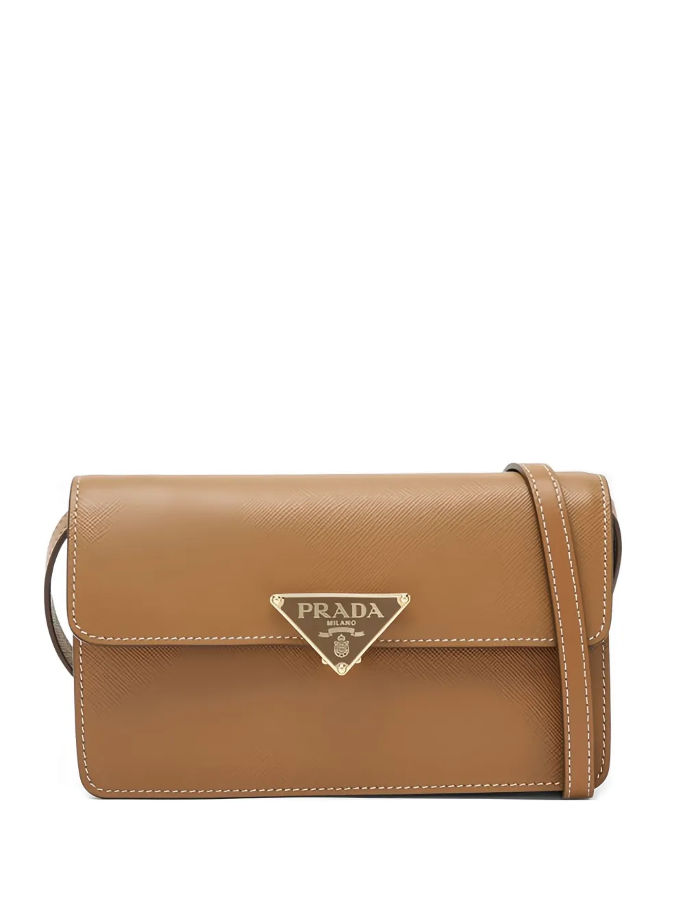 Prada Saffiano leather mini-bag F04N5 Brown