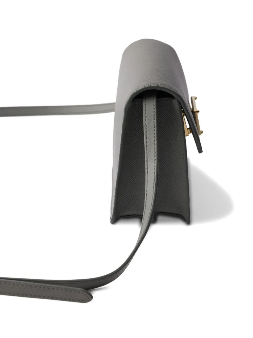 Prada Saffiano leren mini-tas Grijs