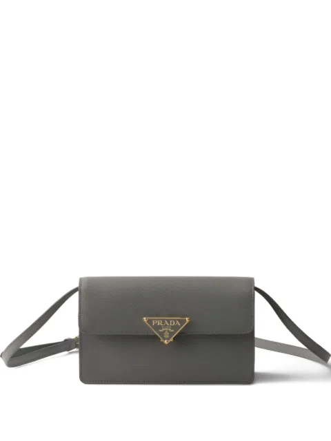 Prada Saffiano-leather flap mini bag