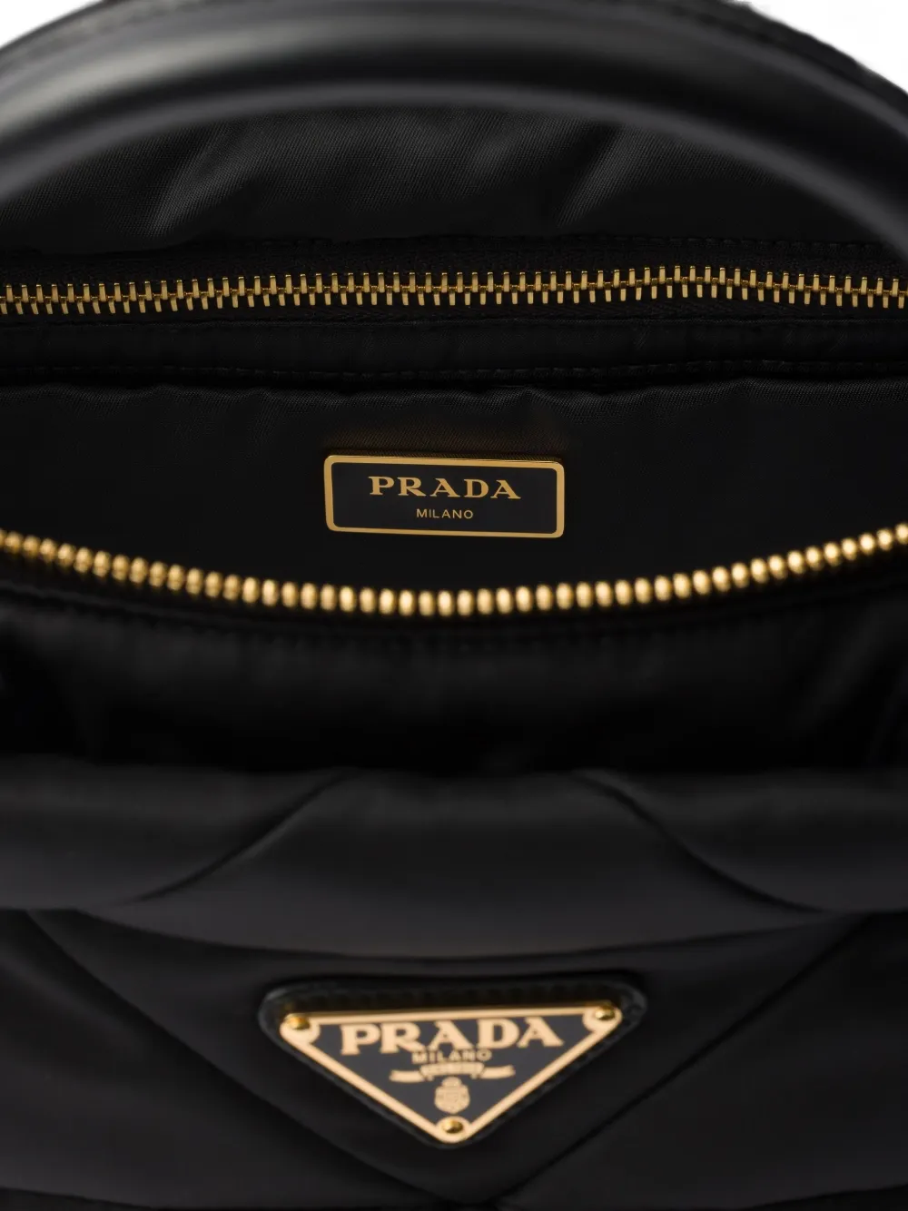 Prada medium Re-Nylon padded tote bag Zwart