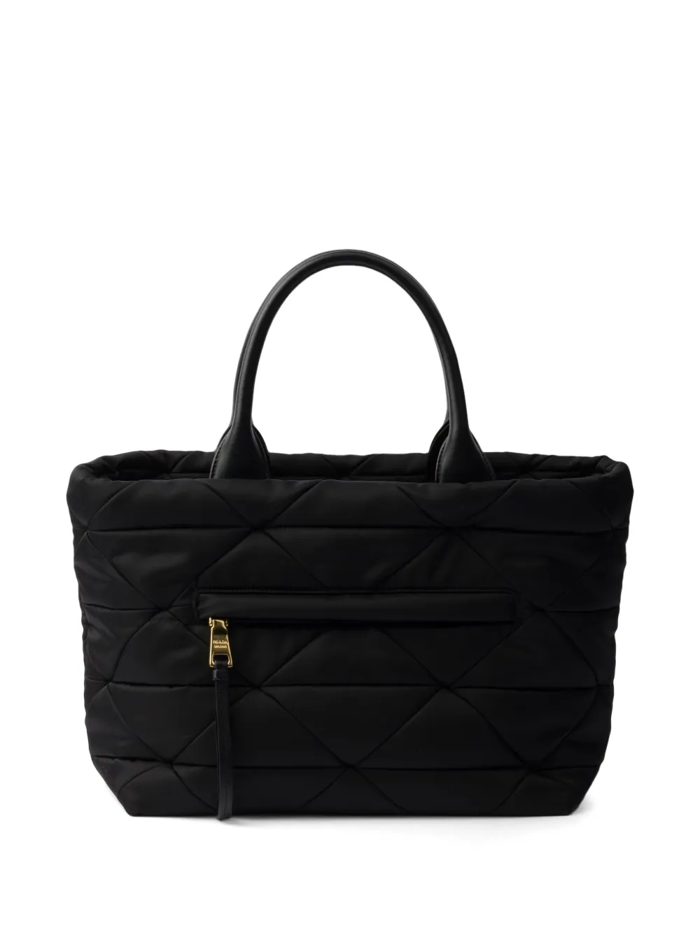 Prada medium Re-Nylon padded tote bag Zwart