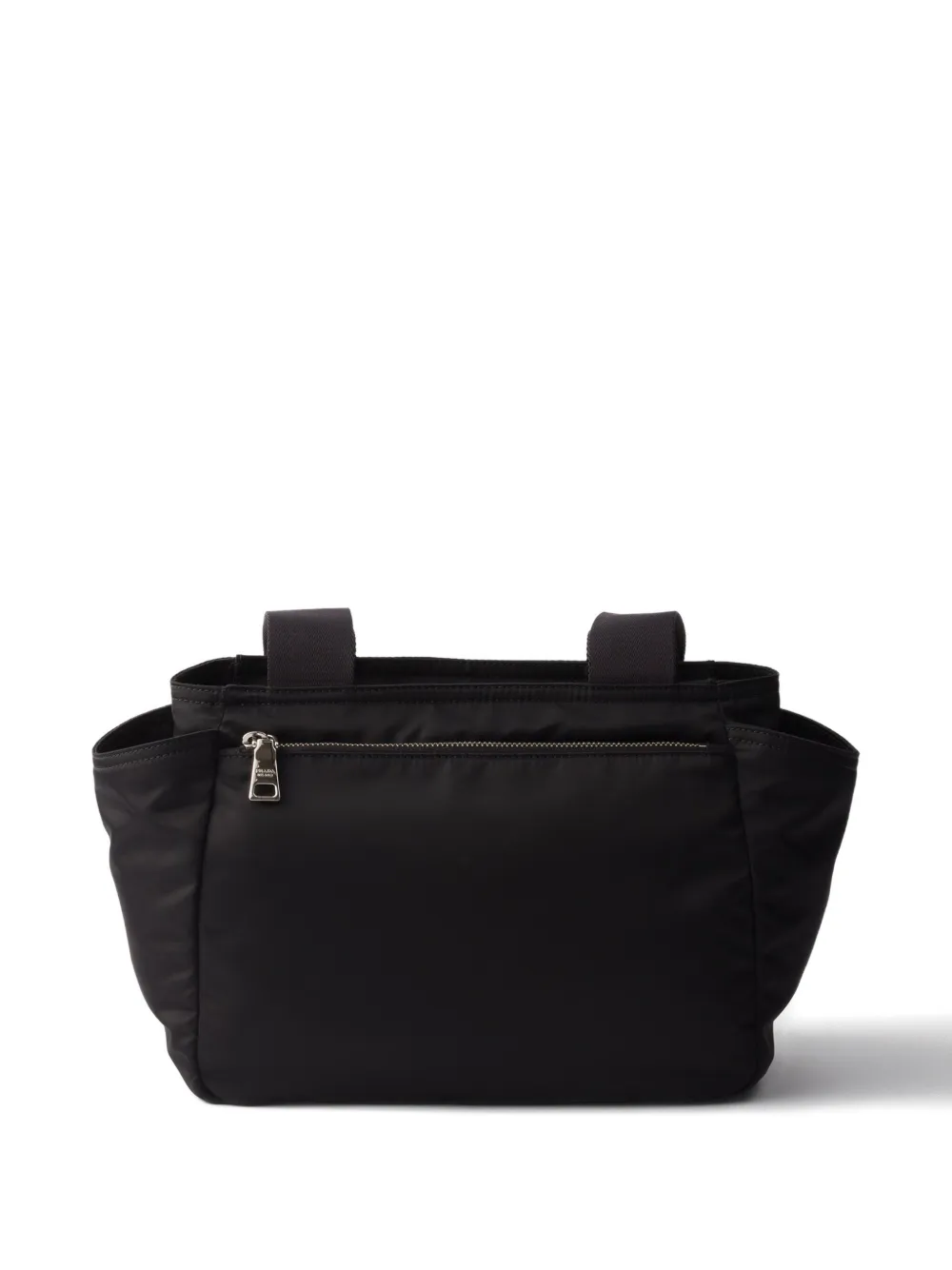 Prada Re-Nylon logo-detail tote bag Zwart