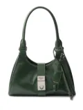 Prada small push-lock leather tote bag - Green