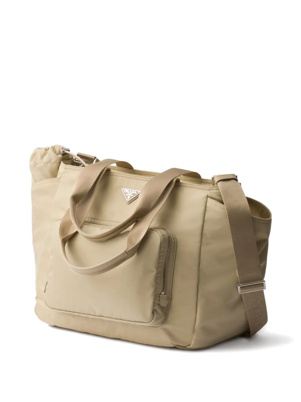 Prada Re-Nylon baby-bottle tote bag Beige